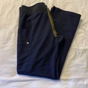 Figs quiet navy bottoms